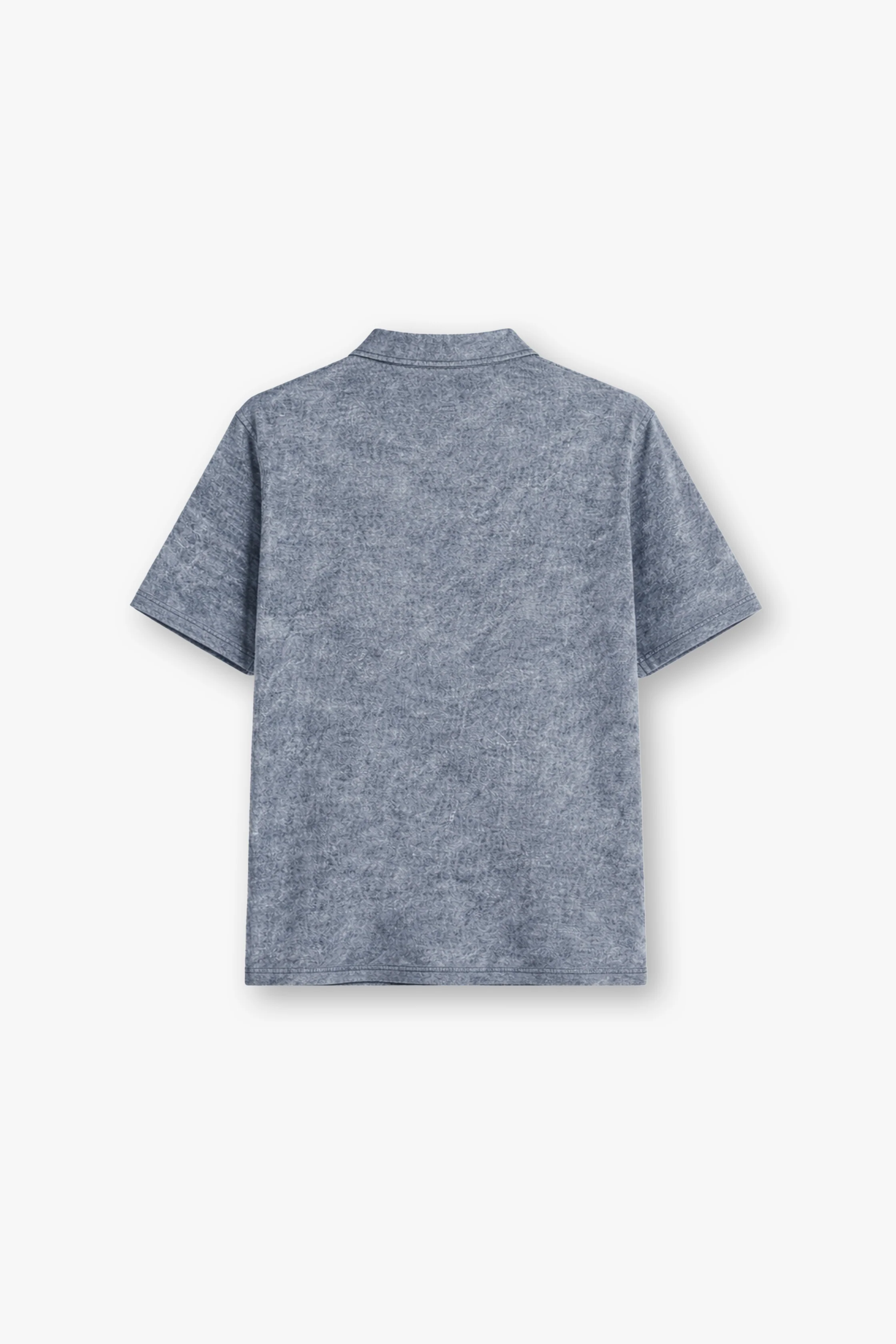 SILVER ACID WASHED POLO - Image 2